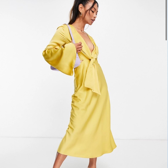 ASOS Dresses & Skirts - Yellow ASOS Midi Dress